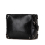 Gucci B Gucci Black Calf Leather GG Embossed Crossbody Italy