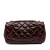 Chanel AB Chanel Red Burgundy Patent Leather Leather Paris-Salzburg CC Eyelet Patent Flap Italy