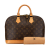 Louis Vuitton B Louis Vuitton Brown Monogram Canvas Canvas Monogram Alma PM France