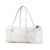 Fendi AB Fendi White Calf Leather Selleria Linda Shoulder Bag Italy