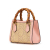 Gucci AB Gucci Brown Beige with Pink Canvas Fabric Mini Bamboo Jumbo GG Diana Satchel Italy