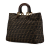 Fendi B Fendi Brown Canvas Fabric Large Zucca Twins Tote Italy