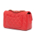 Chanel B Chanel Red Lambskin Leather Leather Mini Rectangular Classic Lambskin Single Flap France