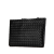 Bottega Veneta AB Bottega Veneta Black Calf Leather Large Intrecciato Clutch Italy