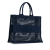 Christian Dior AB Dior Blue Navy Mesh Fabric Large Book Tote Italy