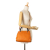 Gucci B Gucci Orange Calf Leather Small Bamboo Shopper Italy