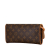 Louis Vuitton B Louis Vuitton Brown Monogram Canvas Canvas Monogram Pochette Twin GM France