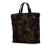 Prada AB Prada Brown Dark Khaki Nylon Fabric Tessuto Camouflage Satchel Italy