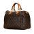 Louis Vuitton B Louis Vuitton Brown Monogram Canvas Canvas Monogram Speedy 30 France