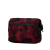 Prada AB Prada Red Dark Red Nylon Fabric Tessuto Camouflage Zip Double Buckle Messenger Bag Italy