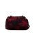 Prada AB Prada Red Dark Red Nylon Fabric Tessuto Camouflage Zip Double Buckle Messenger Bag Italy