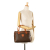 Celine B Celine Brown Coated Canvas Fabric Macadam Boston Bag Italy