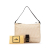 Fendi B Fendi Brown Light Beige Canvas Fabric Zucca Shoulder Bag Italy