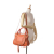 Chloé B Chloé Orange Calf Leather Medium Marcie Satchel Italy