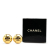 Chanel B Chanel Gold Gold Plated Metal CC Clip On Earrings France