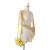 Versace B Versace Yellow Calf Leather Small skin Palazzo Empire Bag Italy