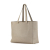 Loewe B LOEWE Brown Beige Calf Leather Embossed Anagram T Shopper Tote Spain