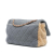 Chanel AB Chanel Gray Fur Natural Material Maxi Bicolor Shearling Single Flap France