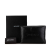 Saint Laurent AB Saint Laurent Black Lambskin Leather Leather Large Lambskin Puffy Pouch Italy