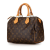 Louis Vuitton B Louis Vuitton Brown Monogram Canvas Canvas Monogram Speedy 25 France