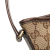 Gucci B Gucci Brown Beige Canvas Fabric GG New Britt Hobo Italy