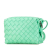 Bottega Veneta AB Bottega Veneta Green Calf Leather Mini Nappa Intrecciato Loop Camera Bag Italy