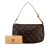 Louis Vuitton B Louis Vuitton Brown Monogram Canvas Canvas Monogram Pochette Accessoires Spain