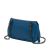 Bottega Veneta B Bottega Veneta Blue Calf Leather Intrecciato Chain Flap Crossbody Italy