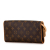 Louis Vuitton B Louis Vuitton Brown Monogram Canvas Canvas Monogram Pochette Twin GM France