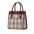 Burberry B Burberry Brown Beige Canvas Fabric House Check Handbag United Kingdom