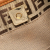 Fendi B Fendi Brown Light Brown Canvas Fabric Zucchino Tote Italy