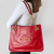 Gucci Horsebit Leather 2-Ways Tote Shoulder Bag Red