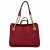 Gucci Horsebit Leather 2-Ways Tote Shoulder Bag Red