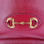 Gucci Horsebit Leather 2-Ways Tote Shoulder Bag Red