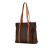 Celine B Celine Brown Coated Canvas Fabric Macadam Tote Italy