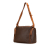 Celine B Celine Brown Coated Canvas Fabric Macadam Shoulder Bag Italy