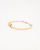 Celine Triomphe Articulated Bracelet in Brass with Gold Finish