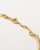 Celine Triomphe Articulated Bracelet in Brass with Gold Finish