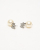 Chanel Coco Mark Rhinestones and Pearls Dangling Earrings