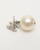 Chanel Coco Mark Rhinestones and Pearls Dangling Earrings