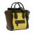 Celine Yellow Nano Tricolor Nubuck and Calfskin Luggage Tote Italy