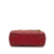 Christian Dior B Dior Red Lambskin Leather Leather Mini Lambskin Cannage Studded Supple Lady Dior Italy