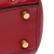 Christian Dior B Dior Red Lambskin Leather Leather Mini Lambskin Cannage Studded Supple Lady Dior Italy