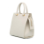 Saint Laurent AB Saint Laurent White Calf Leather Small Monogram Uptown Satchel Italy