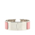 Hermès B Hermès Pink with Silver Enamel Other Wide Clic Clac H Bracelet PM France