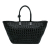 Balenciaga AB Balenciaga Black PVC Plastic XL Giant Bistro Basket Tote Italy