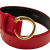 Cartier AB Cartier Red Calf Leather Panthere Belt Italy