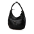 Gucci B Gucci Black Calf Leather Perforated Reins Hobo Italy