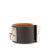 Hermès B Hermès Brown Dark Brown Calf Leather Palladium Plated And Collier de Chien Cuff Bracelet France