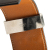 Hermès B Hermès Brown Dark Brown Calf Leather Palladium Plated And Collier de Chien Cuff Bracelet France